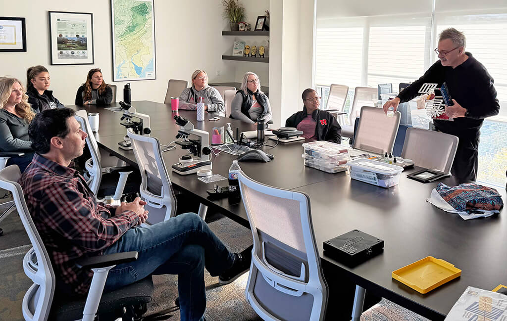 Teachers in a conference room